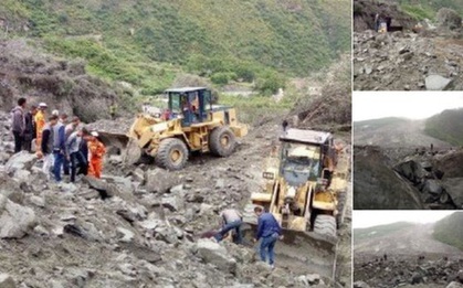 Lở đất dữ dội ở Trung Quốc
