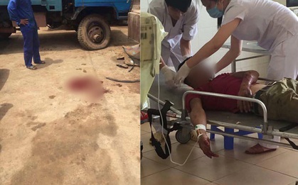 Đang bơm ô tô, bất ngờ lốp nổ khiến nam thanh niên tử vong