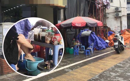 Công an triệu tập chủ salon tóc sau clip "lấy nước rửa chân để pha trà cho khách"