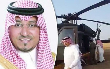 Hoàng tử Saudi Arabia tử nạn trong vụ rơi máy bay trực thăng