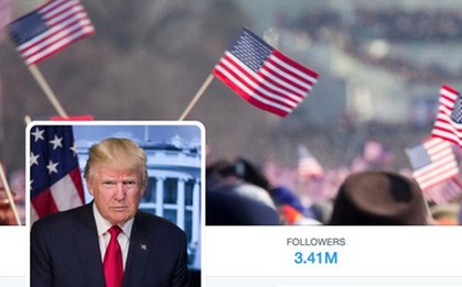 Ông Trump tải nhầm ảnh nhậm chức của Obama lên Twitter