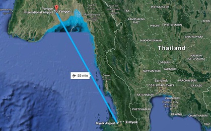 Phát hiện mảnh vỡ của máy bay quân sự Myanmar chở hơn 100 người mất tích trên biển