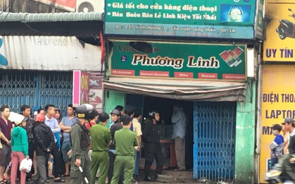 Người phụ nữ chết cháy trong tiệm kinh doanh linh kiện điện thoại lúc rạng sáng