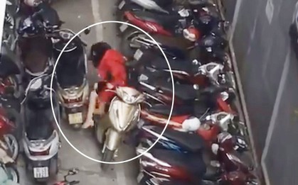 Bài toán hóc búa dành cho cô gái kiên trì nhất năm: Lấy xe ra khỏi bãi!