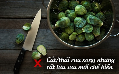5 thói quen chế biến rau củ khiến lượng dinh dưỡng “biến mất” gần hết