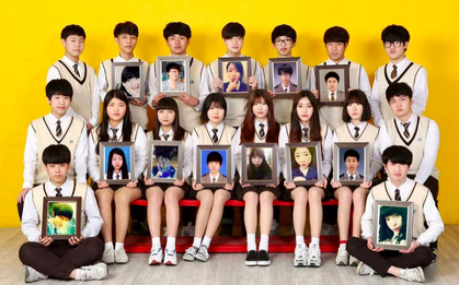 Bức ảnh tập thể lớp của các học sinh Hàn Quốc sau thảm kịch chìm phà Sewol khiến nhiều người rơi nước mắt