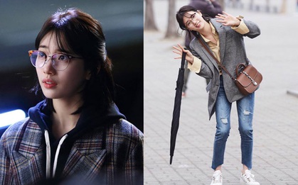 Cắt tóc ngắn ngủn, Suzy vẫn xinh và mặc đẹp trong "Khi Nàng Say Giấc"