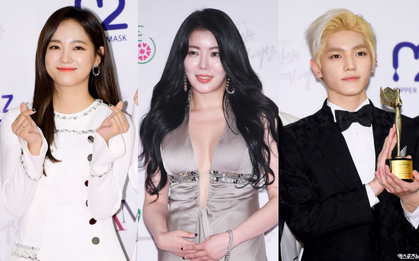 Nữ diễn viên vô duyên hở hang tái xuất, tham vọng lấn át dàn trai xinh gái đẹp Kpop trên thảm đỏ lễ trao giải