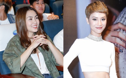 Tăng Thanh Hà xuất hiện xinh đẹp, thu hút sự chú ý tại buổi ra mắt MV của bạn thân Trà My Idol