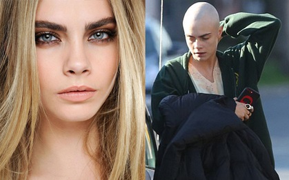 Từng là mỹ nhân hàng đầu thế giới, Cara Delevingne giờ bỗng cạo trọc đầu