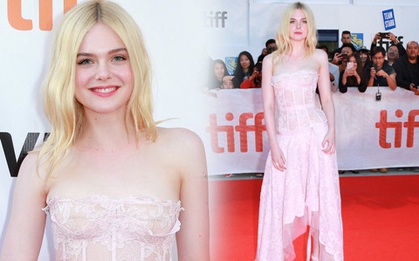 "Tiên nữ" Elle Fanning lại hút hồn mọi khán giả với nhan sắc tuyệt trần trên thảm đỏ LHP Toronto!