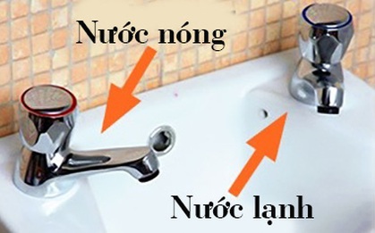 Anh Quốc là nơi duy nhất có 02 vòi nước trên cùng một bồn rửa. Lý do là...