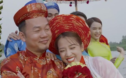 Cạn lời với "Cô Thắm về làng", ai đời trong mâm quả ngày cưới lại có thứ này!