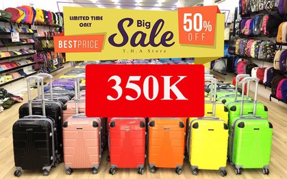 T.H.A Store tung khuyến mãi cực sốc cho vali du lịch, giá chỉ 350k