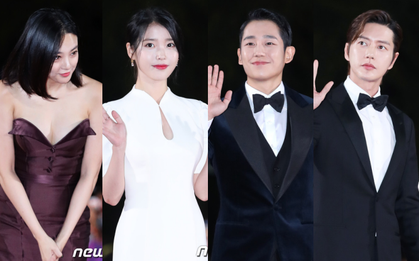 Thảm đỏ hot nhất Hàn Quốc hôm nay: Bạn gái G-Dragon bối rối vì ngực khủng, Jung Hae In đổ bộ cùng 30 ngôi sao