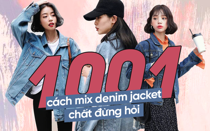 Học ngay 1001 kiểu phối đồ với áo khoác denim cho ngày trời se lạnh
