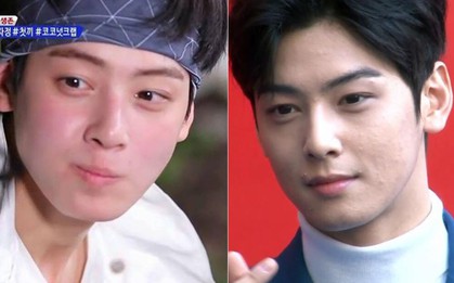 Trước khi lộ hình ảnh lấm tấm mụn, mỹ nam Cha Eun Woo từng gây sốt với khuôn mặt mộc trong show thực tế này!