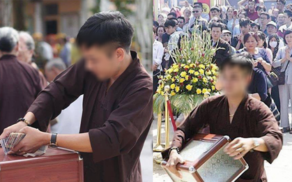 "Soái ca" Hà Nội thản nhiên bê trộm hòm công đức ở chùa trước mặt nhiều người