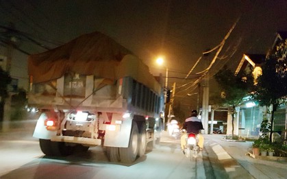 Người Đà Lạt bức xúc vì những "hung thần" chở cát ầm ầm đổ về thành phố trong đêm