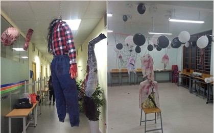 Mùa Halloween sắp đến: Lớp bỗng biến thành phim trường kinh dị, mỗi ngày đi học đều thót tim