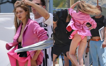 Gigi Hadid thả rông vòng 1 và khoe dáng quá nóng bỏng, làm ê-kíp chụp ảnh cũng không thể rời mắt!