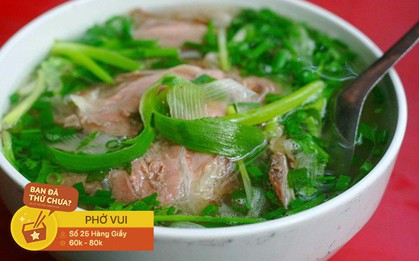 Từ bao giờ mà Hà Nội lại âm thầm xuất hiện một loạt hàng phở gân bò hấp dẫn thế này?
