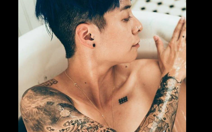 f(x) Amber: Là idol nữ mà mạnh dạn chụp ảnh bán nude, thế nhưng netizen không quan tâm mà chỉ tập trung chê... hình xăm của cô