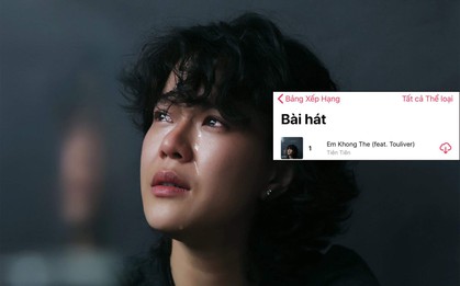 Sau 2 ngày ra mắt, ca khúc có teaser "dậy sóng" của Tiên Tiên cùng lúc leo thẳng No.1 nhiều BXH