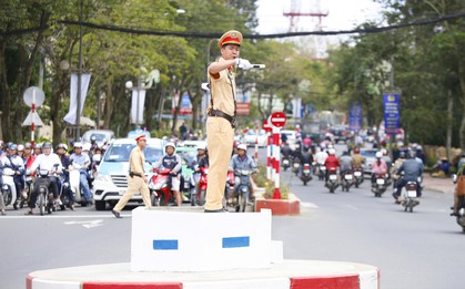 Đà Lạt: lần đầu tiên thí điểm bục chỉ huy điều khiển giao thông