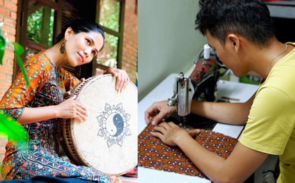 Chàng cử nhân Luật bỏ việc văn phòng, về làng may những chiếc áo dài truyền thống của dân tộc mình