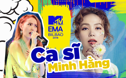 Nhân dịp đại diện Việt Nam tham dự MTV EMA 2018, cùng nhìn lại các mốc son chói lọi trong sự nghiệp âm nhạc của Minh Hằng