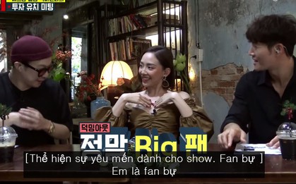 Kim Jong Kook định đòi lại hoa hồng khi Tóc Tiên tiết lộ thành viên yêu thích trong "Running Man"