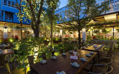 Khám phá khu vườn nhiệt đới bên trong nhà hàng rộng 3.000m2 ở Hà Nội vừa ra mắt