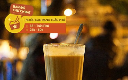 Ai còn nhớ ở Hà Nội có món nước gạo rang vang danh một thời và đây là 3 địa chỉ nước gạo rang hiếm hoi còn sót lại