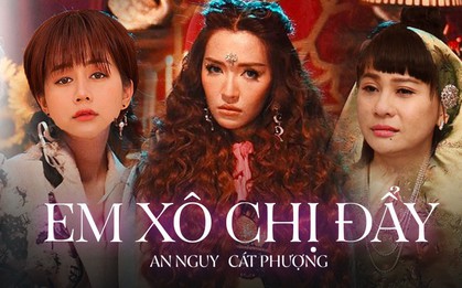 Cùng một tối, Bích Phương thì "Chị ngả em nâng" còn Cát Phượng và An Nguy lại "em xô chị đẩy biết ngày nào xong"?