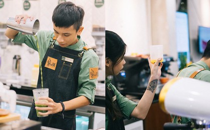 Giới trẻ Sài thành háo hức trải nghiệm trào lưu uống trà sữa One More Tea kiểu bartender