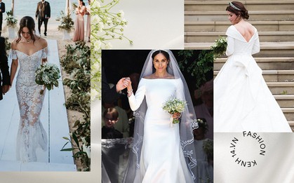 11 chiếc váy cưới đình đám nhất năm 2018: chiếc khoét lưng để khoe sẹo của cô dâu, chiếc đơn giản mà sang trọng tột cùng