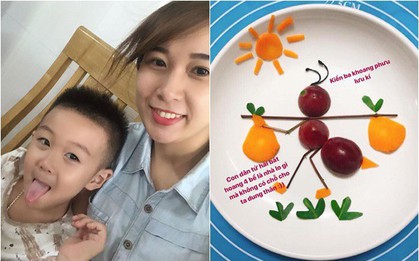Con lười ăn, mẹ trẻ khéo tay liền trang trí món ăn khiến bữa nào con cũng hào hứng "chén" sạch