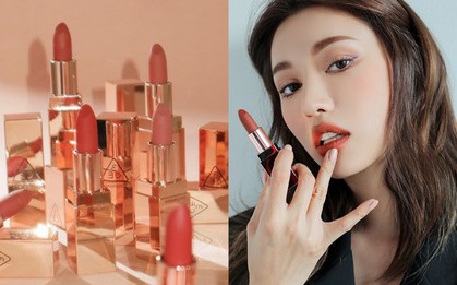 Tròn 1 năm ra mắt bộ son Lily Maymac, 3CE lại tung ra 3 màu son đất siêu đẹp với thiết kế vỏ vàng huyền thoại