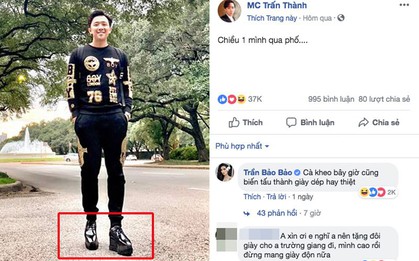 Chỉ với chi tiết nhỏ này, ai nấy đều nhận ra nỗi ám ảnh chiều cao đến cực điểm của Trấn Thành