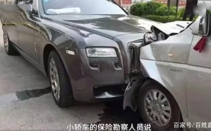 Shipper đâm hỏng xe Rolls-Royce do mải nhìn điện thoại, thiệt hại lên đến hơn 3 tỷ đồng
