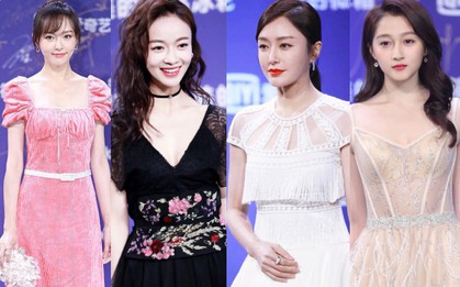 Thảm đỏ iQiYi: "Hoàng hậu" Tần Lam chặt chém thảm đỏ, "Mỹ nhân 4000 năm" cùng Quan Hiểu Đồng hoá tiên nữ
