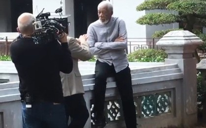 Siêu sao Hollywood đình đám Morgan Freeman bỗng xuất hiện tại Việt Nam