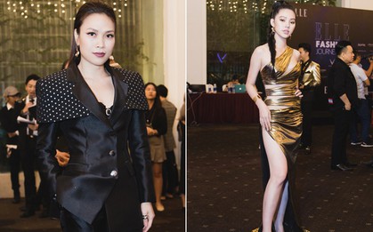 Hiếm hoi lắm mới thấy Mỹ Tâm "lên đồ" gắt thế này, Jolie Nguyễn phô trương với váy xẻ cao hết cả phần thiên hạ