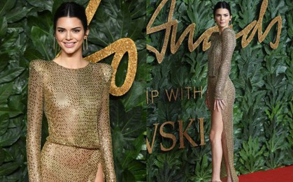 Kendall Jenner khoe vóc dáng đẹp khó cưỡng, táo bạo "thả rông" trên thảm đỏ