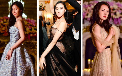Những thiên kim tiểu thư nhà tài phiệt Trung Quốc gây sốt trong lễ hội dành cho giới thượng lưu tại Pháp