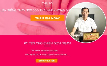 Luật sư nói về chiến dịch "Mẹ ơi đừng giết con!": Chữ ký để yêu cầu ban hành luật là không có ý nghĩa về mặt lý luận