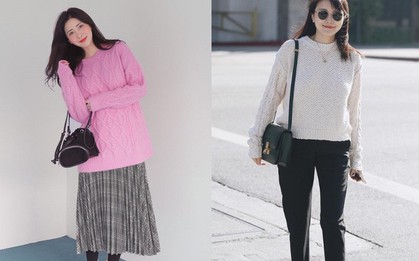 Giờ đi đâu cũng thấy áo len oversized, để diện item này không bị luộm thuộm bạn hãy "bỏ túi" 3 tips sau