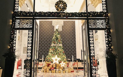 Không gian chuẩn mùa lễ hội của Vinpearl Hotels: Góc nào cũng lung linh, đã vậy còn được thưởng thức bữa tối với view ngàn sao!