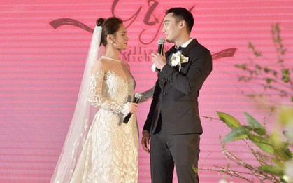 Chung Hân Đồng nghẹn ngào xúc động khi ông xã tuyên bố: "Kể từ giờ phút này, con sẽ luôn nỗ lực để chăm sóc cô ấy"